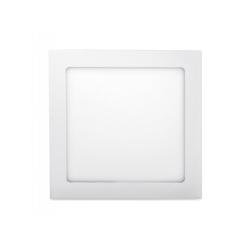 Bílý vestavný LED panel 12W čtverec 171x171mm - studená bílá