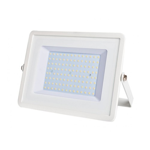 Bílý LED reflektor 100W Premium - denní bílá