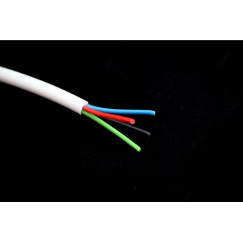 Kabel pro led pásky RGB 4x0,5 - kulatý