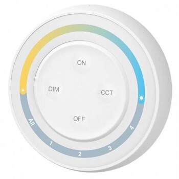 Mi-Light RF Dálkový kulatý ovladač pro CCT LED pásky, 4-kanálový