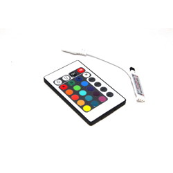 Ovladač pro led pásek RGB 24 tlačítek a přijímač