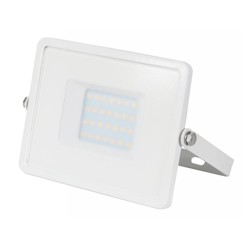 Bílý LED reflektor 30W Premium - denní bílá