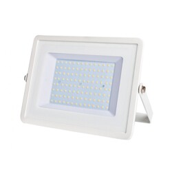 Bílý LED reflektor 100W Premium - denní bílá