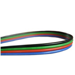 Kabel pro led pásky RGB 4x0,5 - plochý
