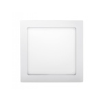 Bílý vestavný LED panel 6W čtverec 120x120mm - teplá bílá