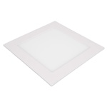 Bílý vestavný LED panel 18W čtverec 225x225mm - studená bílá