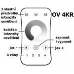 Dálkový ovladač dimLED bílý - 4KR