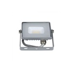 Šedý LED reflektor 10W Premium - denní bílá