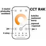 Dálkový ovladač dimLED CCT RF - 4 kanálový