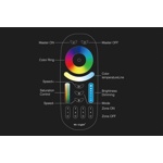 Mi-Light RF Dálkový kulatý ovladač pro RGB+CCT LED pásky, 1-kanálový